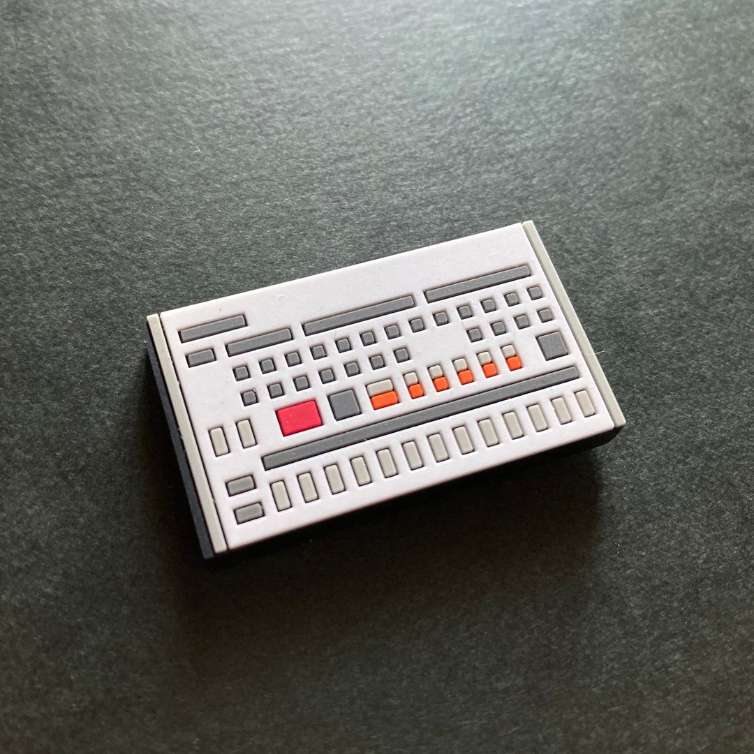 磁铁 节奏机 软胶磁铁  02PCM-Analog RhythmMachine 909 - 冰箱贴/磁贴 - 其他人造纤维 白色