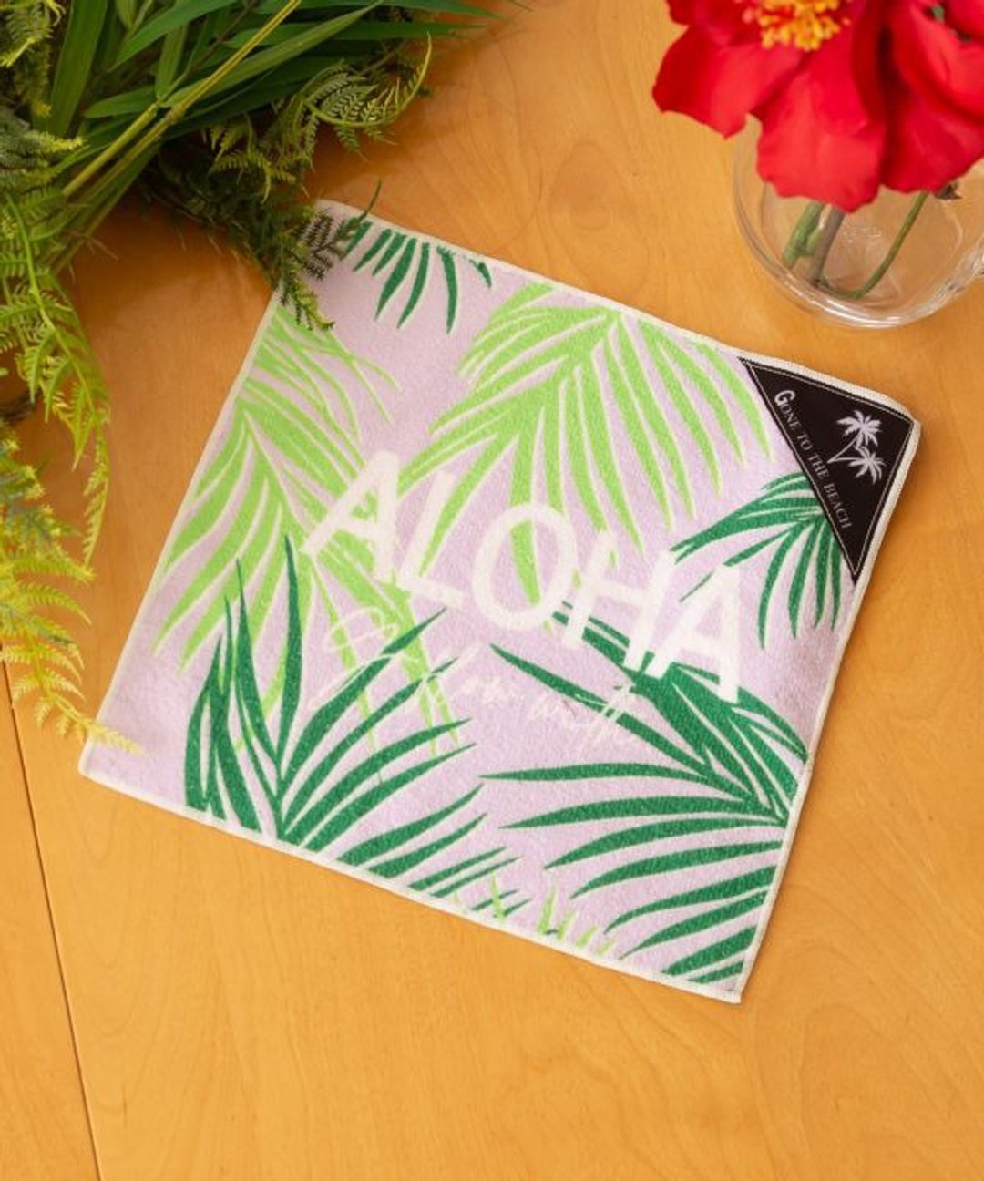 Palm Leaves Towel Handkerchief - 毛巾浴巾 - 其他材质 