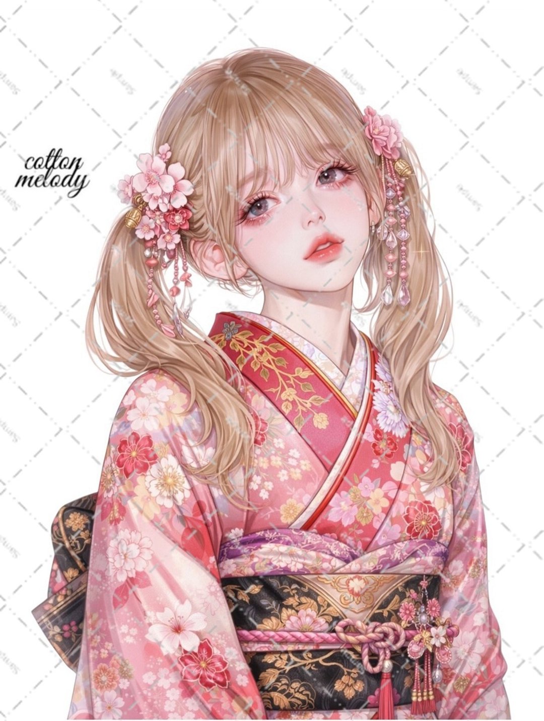 原创贴纸 no.8060 人物贴纸 原创贴纸 女孩贴纸 原创人物贴纸 - 贴纸 - 纸 