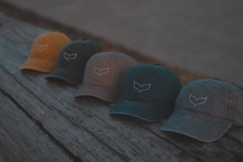 独家设计款/鱼尾老帽/仿旧水洗感/六色可选 - 帽子 - 棉．麻 