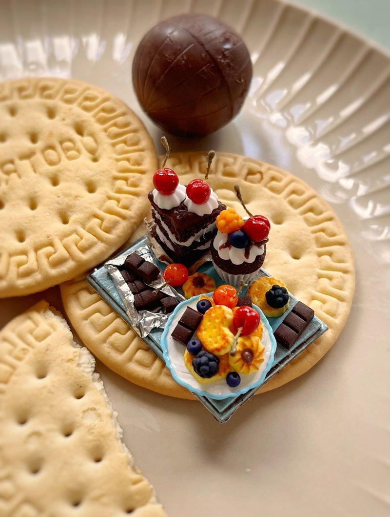 莓果糕点迷你套装 - 玩偶/公仔 - 其他材质 多色