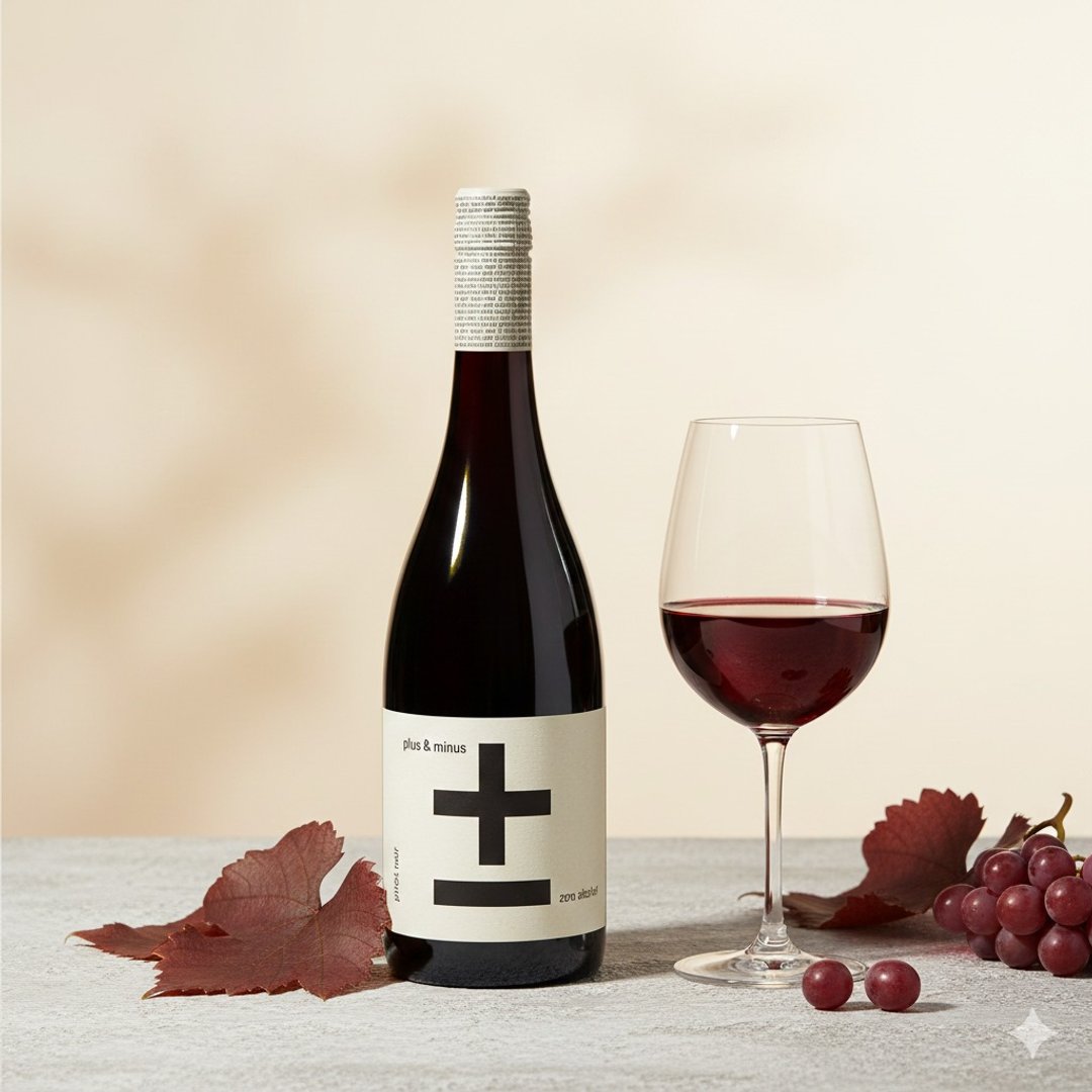 Plus & Minus 加减喝 黑皮诺 无酒精红酒风味饮 VEGAN 750ML - 果汁/蔬果汁 - 其他材质 红色