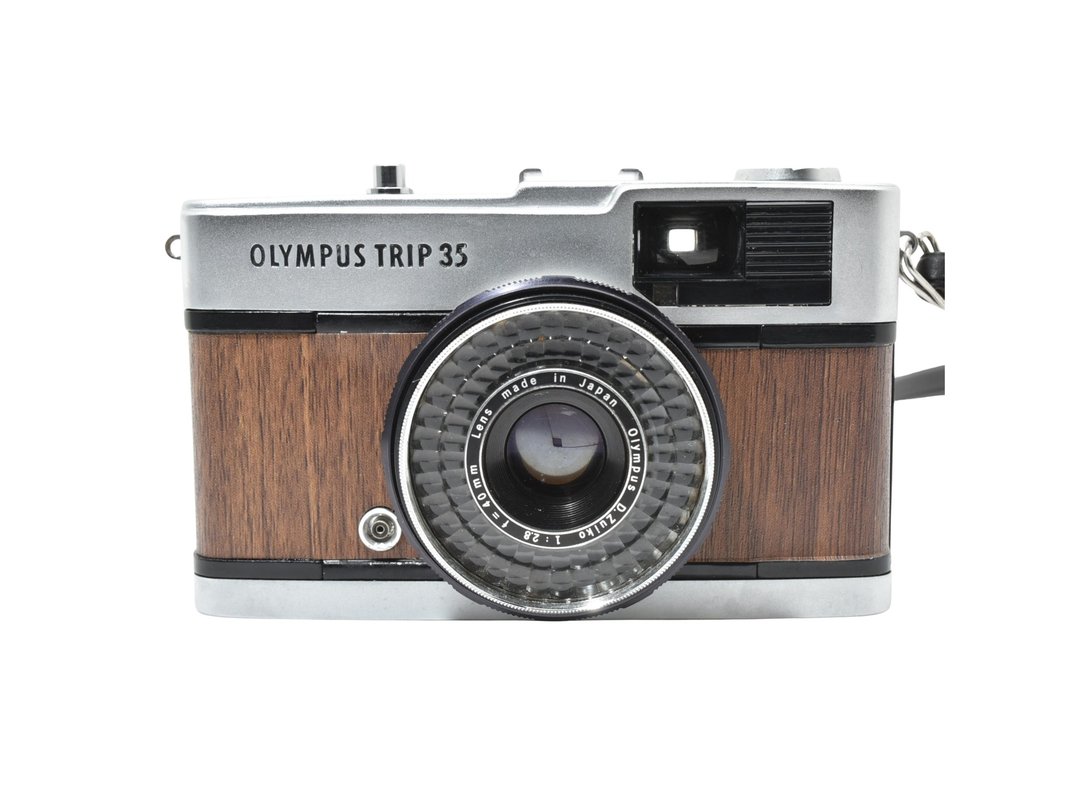 Olympus Trip 35 胡桃棕 翻新整备 复古 35mm 胶片相机 日本制造 - 相机 - 其他金属 咖啡色
