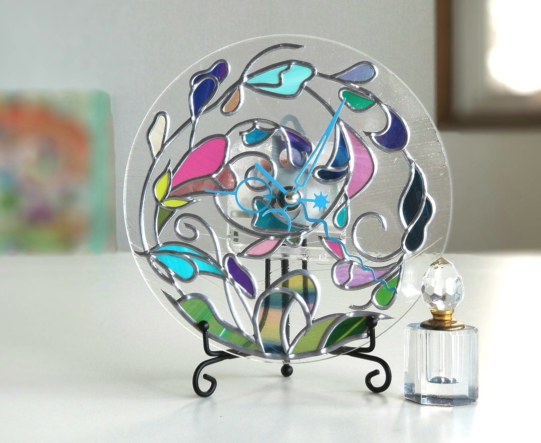Round Acrylic hanger / placehold watch 　Elven Forest - 时钟/闹钟 - 塑料 多色