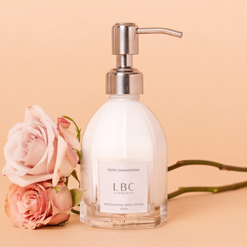 LAMBENCY 水漾玫瑰香氛身体乳(200ml) - 身体护肤/按摩油 - 玻璃 