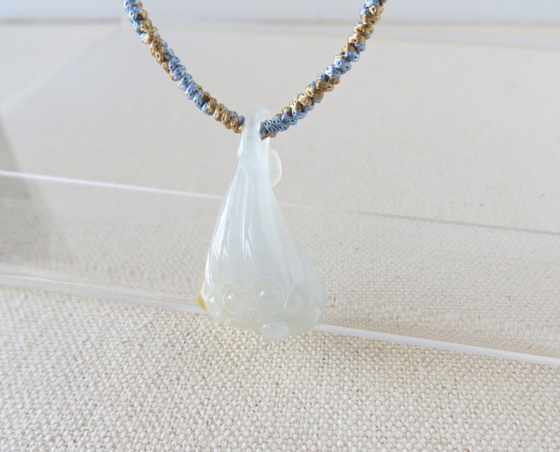 本命年【好运连连】冰莲蓬翡翠丝光编织项链*SA42*招财、开运 - 长链 - 宝石 多色