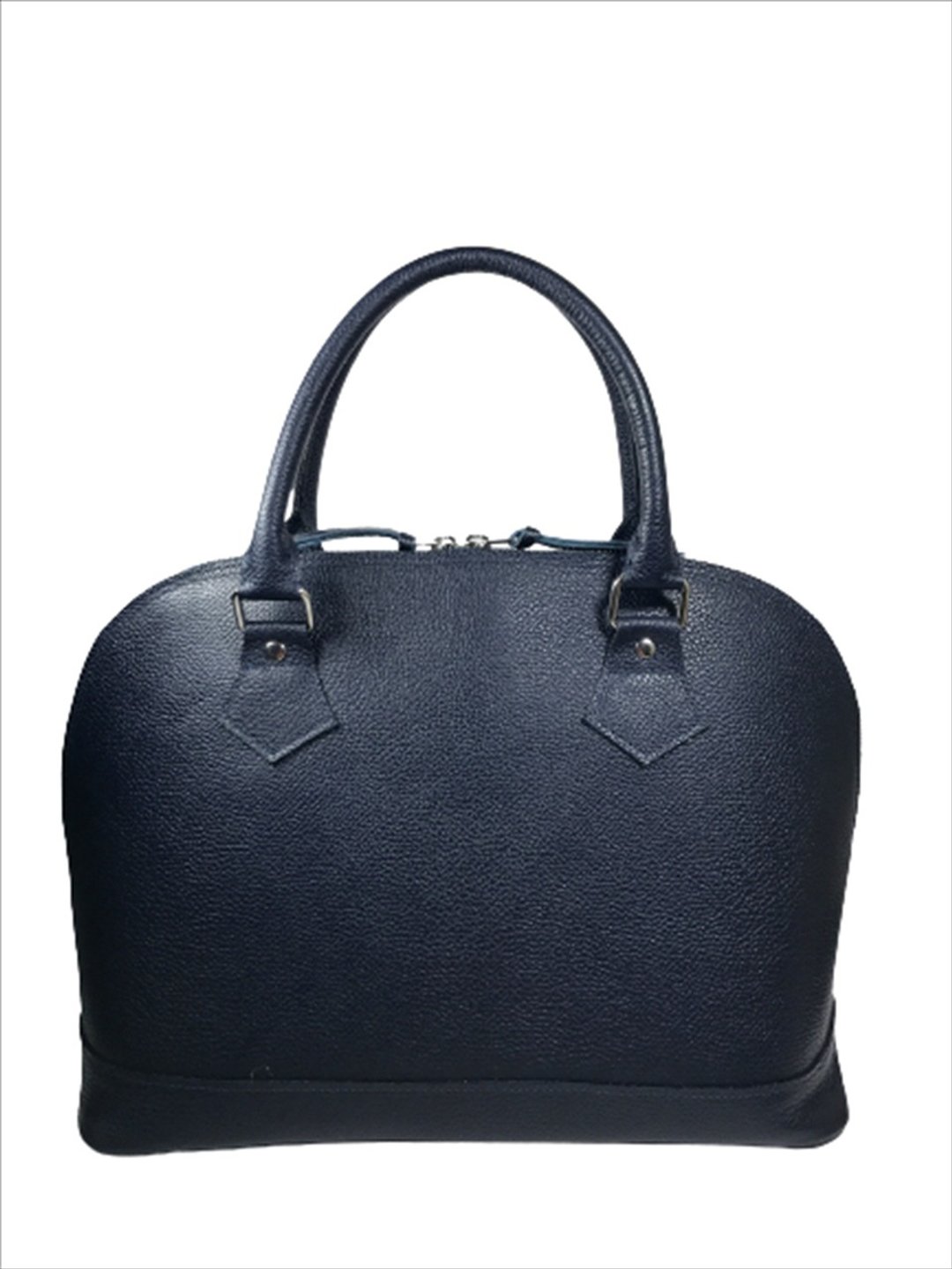 Arizona (Italian cowhide) handbag, navy - 手提包/手提袋 - 真皮 黑色