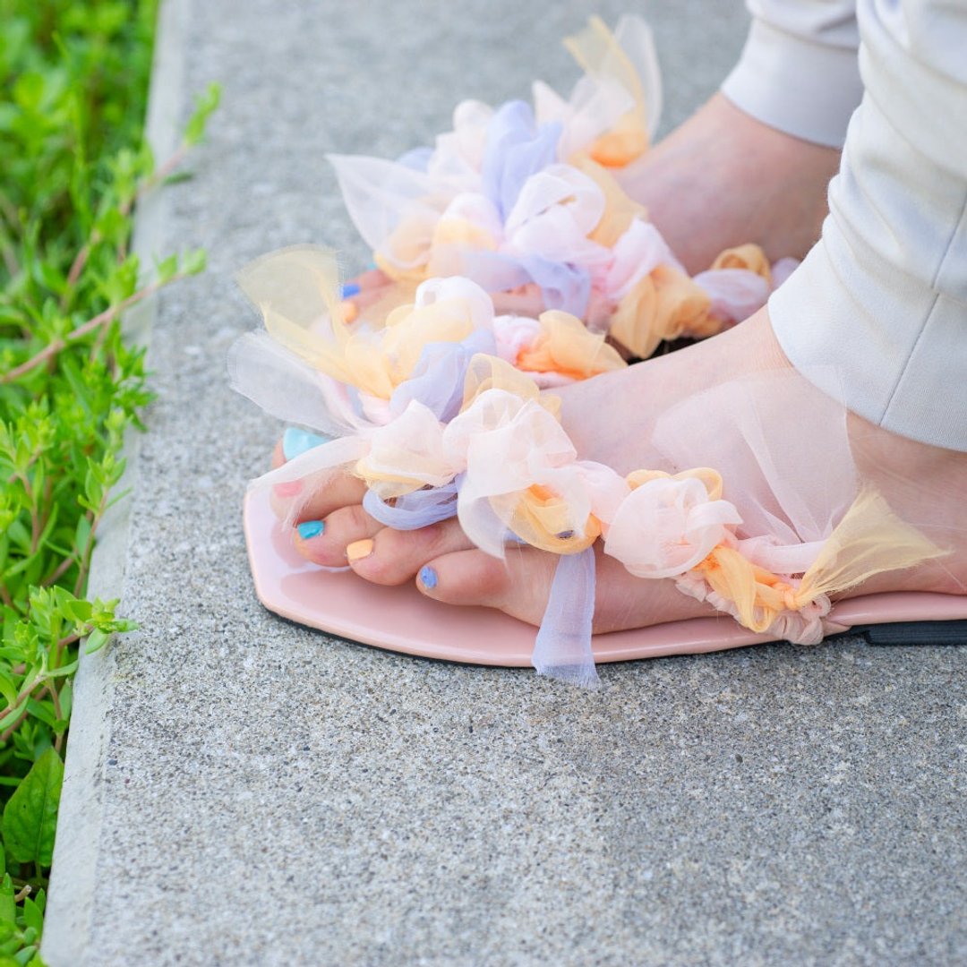 Blooming sandals | Garden - 拖鞋 - 聚酯纤维 多色