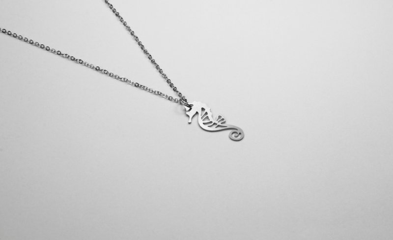 海马项链【迷你款】 _动物系列_造题 - 项链 - 其他材质 银色