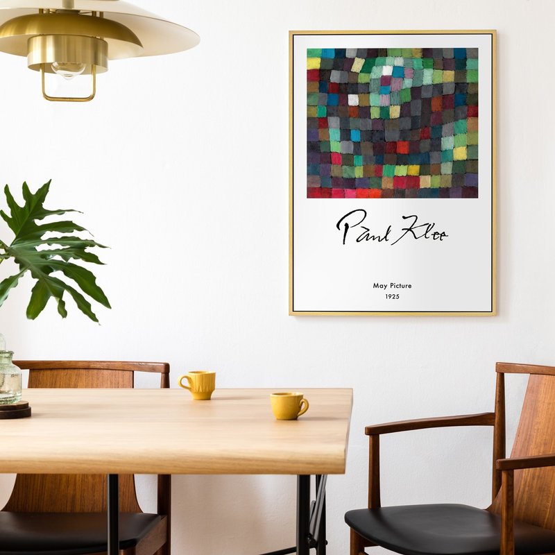 保罗・克利_五月画-保罗克利系列挂画/色块/艺术挂画/菠萝选画所 - 海报/装饰画/版画 - 其他材质 绿色