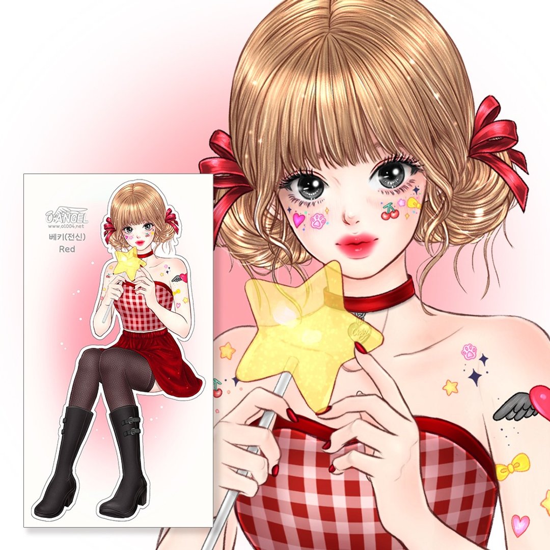becky (全身) 贴纸 - 贴纸 - 纸 