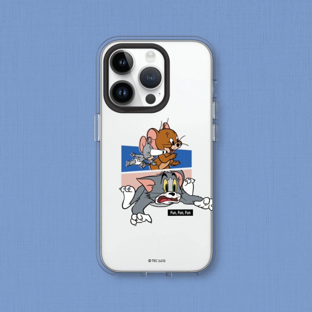 Clear透明防摔手机壳∣汤姆猫与杰利鼠/惊呆表情包 for iPhone - 手机配件 - 塑料 透明