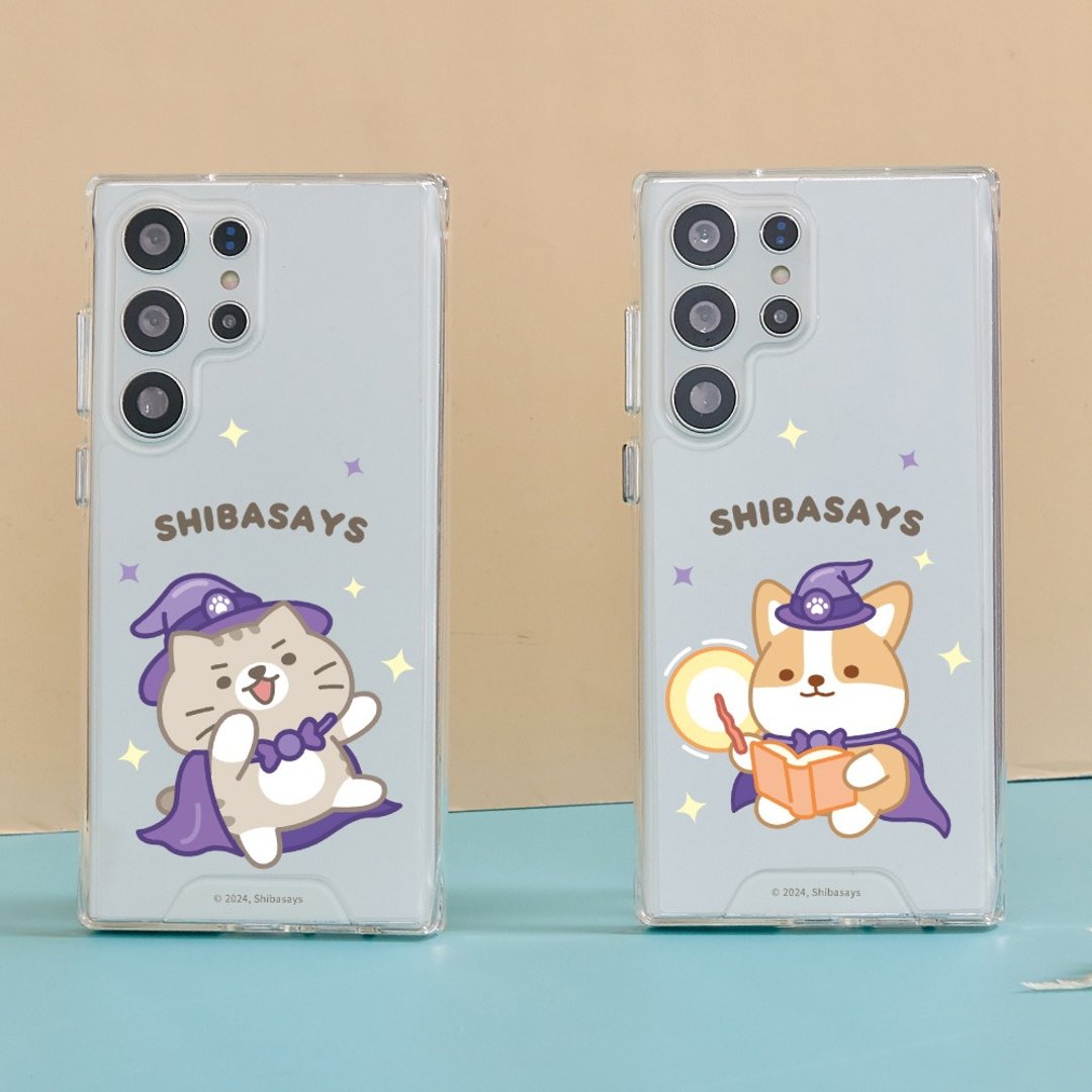 柴语录魔法师防摔透明SAMSUNG手机壳 - 手机壳/手机套 - 塑料 多色