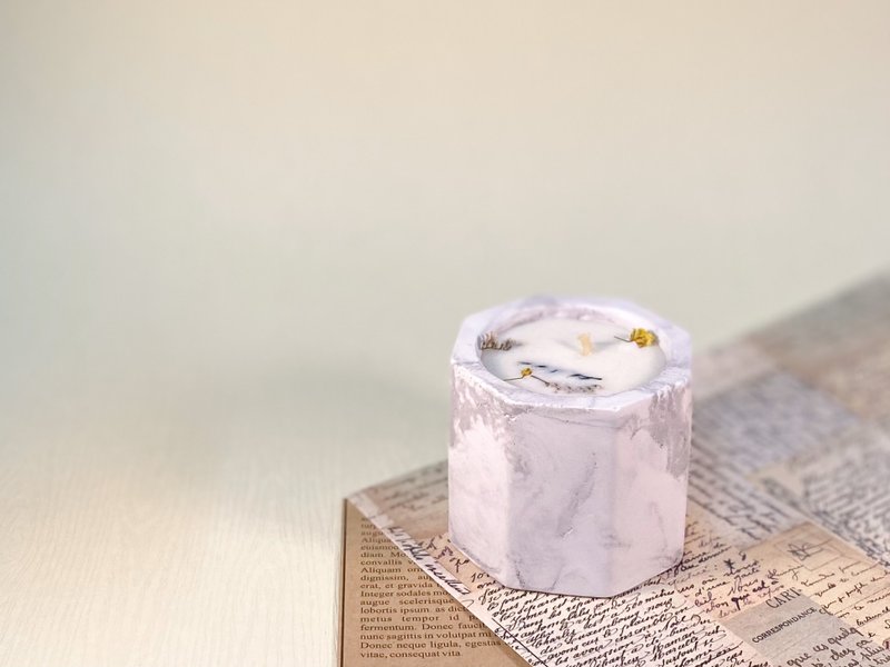 【手作香氛蜡烛】40ml石膏杯(可选精油)/情人节礼盒/定制化礼物 - 蜡烛/烛台 - 其他材质 