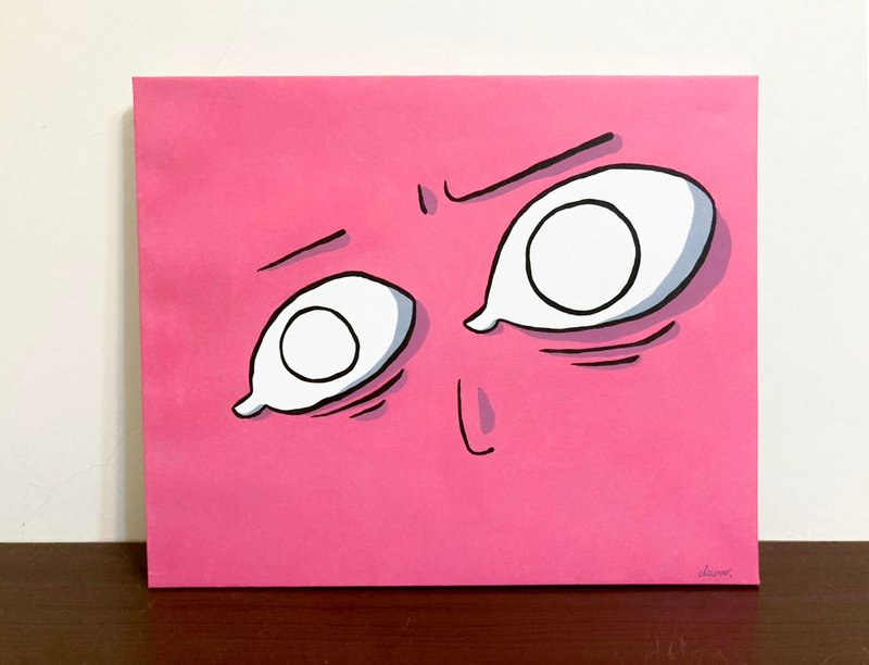 目不转睛 / 无框画 / 礼物 (附挂勾) / 65x53cm【大型】 - 海报/装饰画/版画 - 压克力 红色