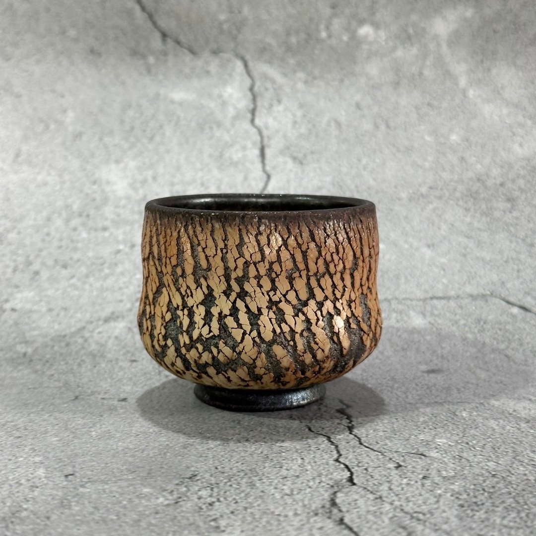 随心陶 I 柴烧个人杯 I 橘岩爆裂 I 程警濠 - 茶具/茶杯 - 陶 橘色