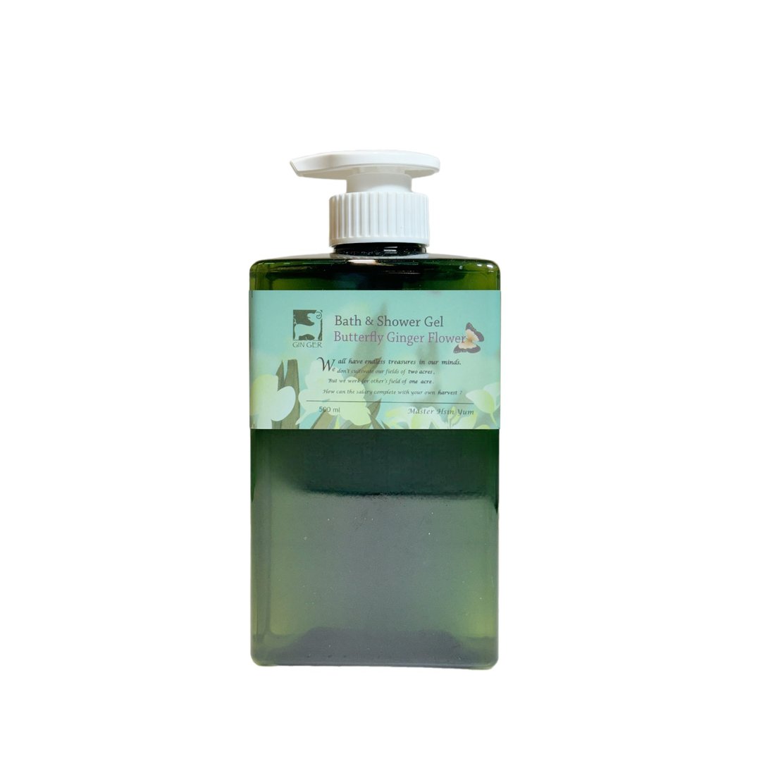 【GIN-GER】蝴蝶白姜花沐浴露 500ml - 沐浴用品 - 浓缩/萃取物 