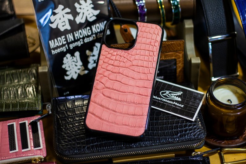 iPhone电话殻鳄鱼皮手工保护套case - 手机壳/手机套 - 真皮 多色