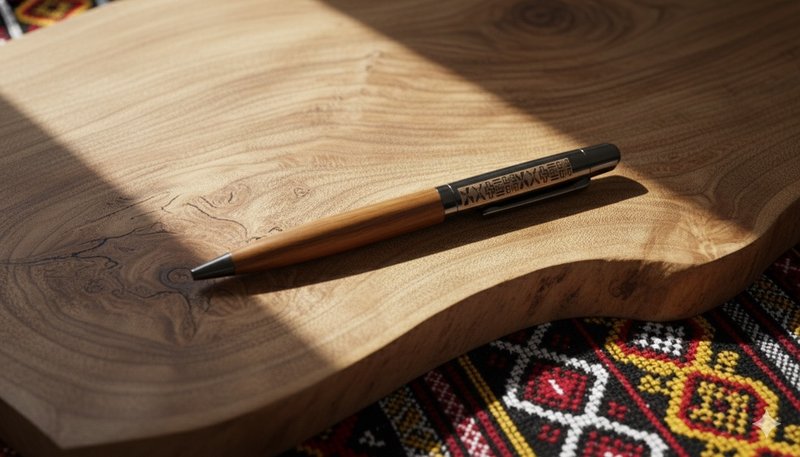 【山林语汇】原木图腾典藏钢珠笔 - 圆珠笔/中性笔 - 木头 