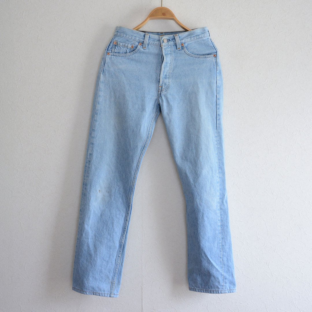 501 Levi's 日本制造美国复古牛仔裤 90 年代美国制造 Levi's - 男士长裤 - 棉 蓝色
