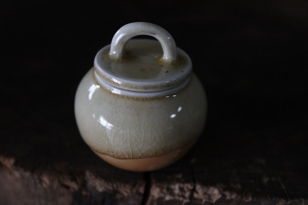 柴烧小茶罐 - 席之罐 - 茶具/茶杯 - 瓷 黄色