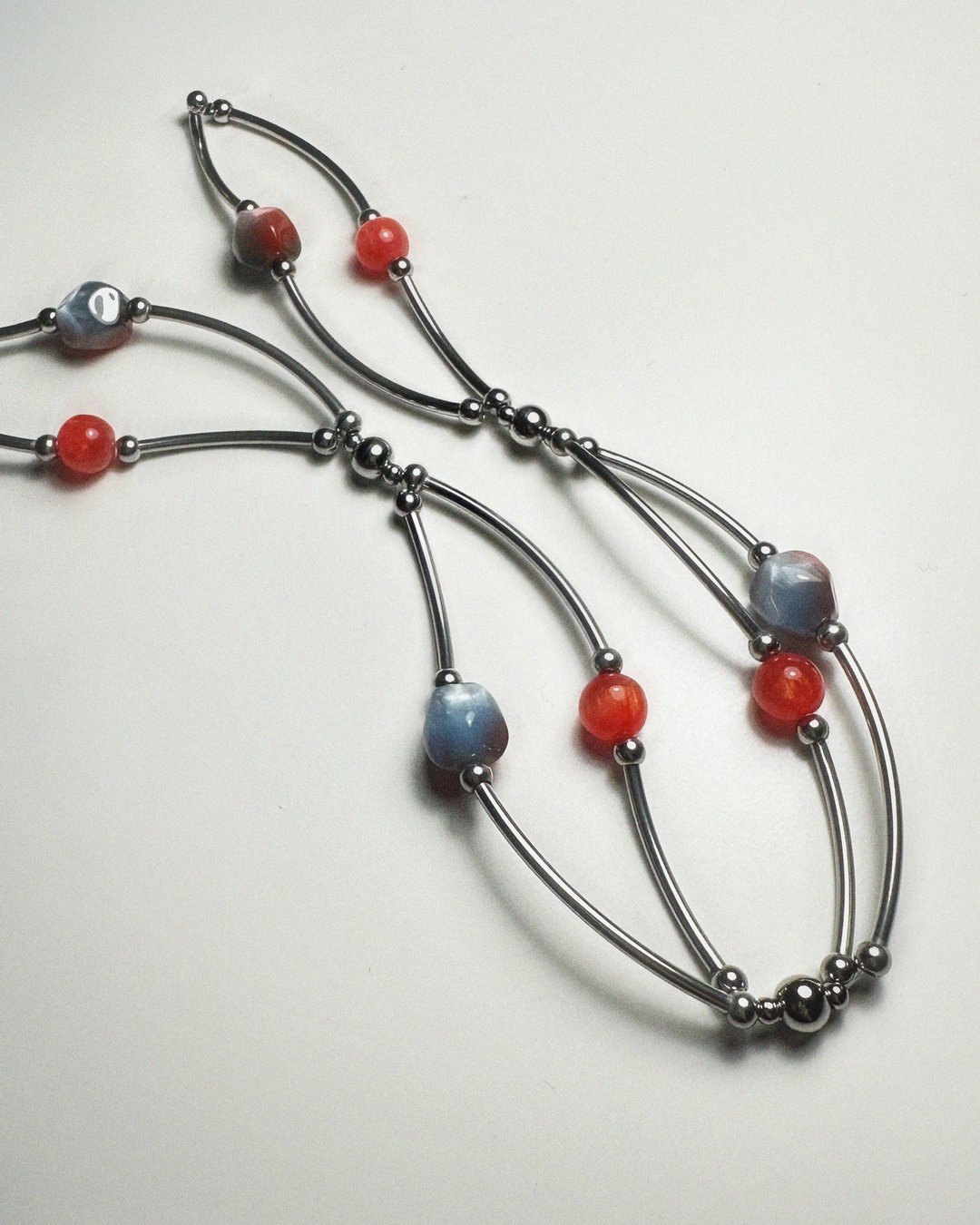 跃鱼项链  Necklace of the Diving Fish - 项链 - 其他材质 银色