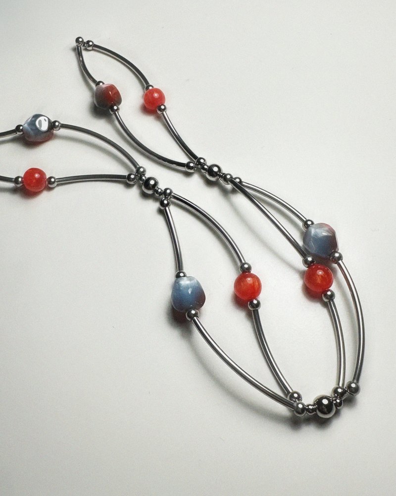 跃鱼项链  Necklace of the Diving Fish - 项链 - 其他材质 银色