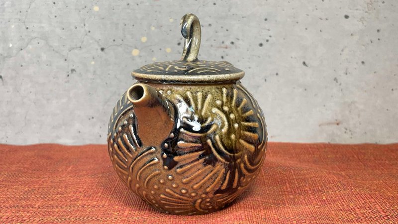 茶壶/正把/柴烧/落灰/张宣茵 - 茶具/茶杯 - 陶 