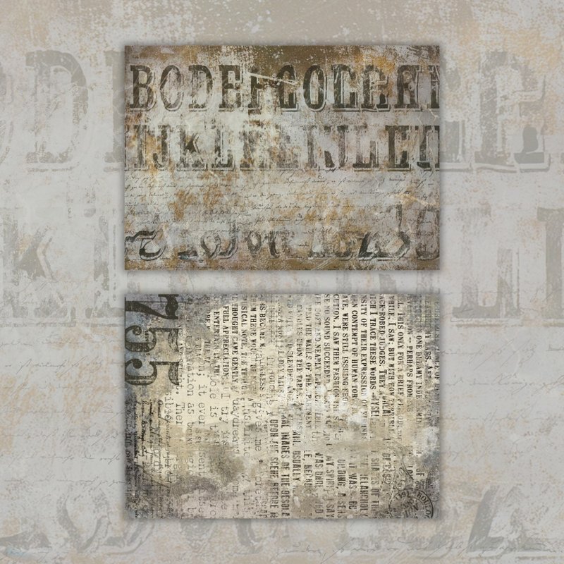 A4. Vintage Paper vol.3 - 卡片/明信片 - 纸 