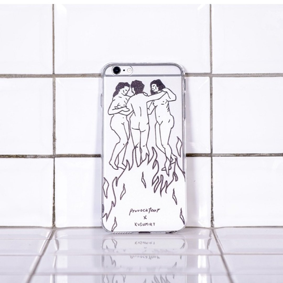 西班牙刺青师 弎女 iPhone 手机壳 - 手机壳/手机套 - 塑料 透明