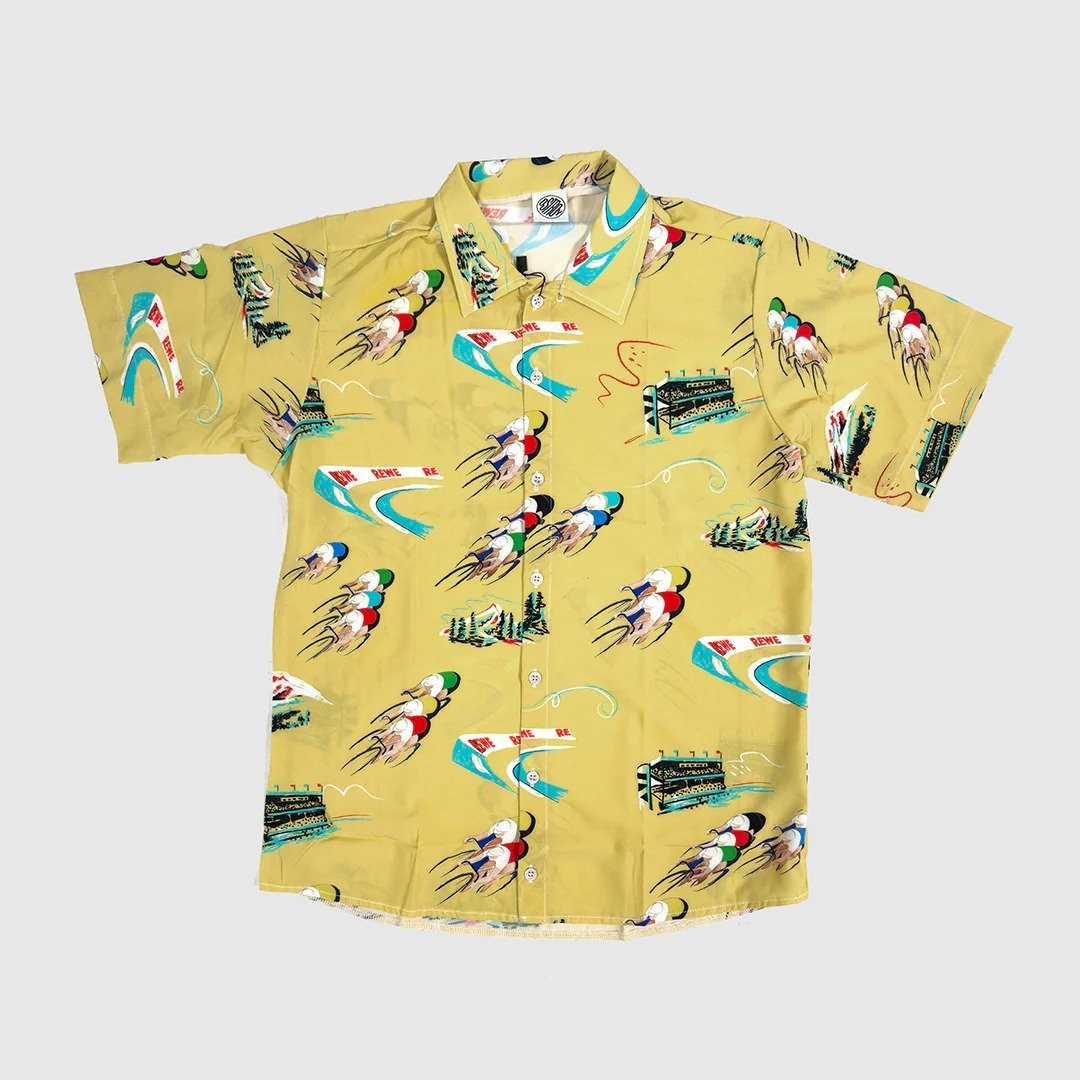 【Ostroy】Amarillo Resort Shirt_休闲衬衫 - 自行车/周边 - 聚酯纤维 白色