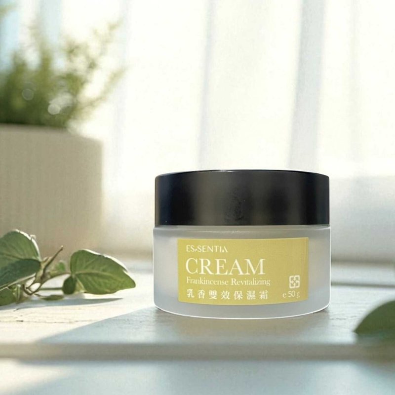 【乳香双效保湿霜】面霜+眼霜合一 无硅灵乳霜 抗老紧致 修护淡斑 - 日霜/晚霜 - 浓缩/萃取物 白色