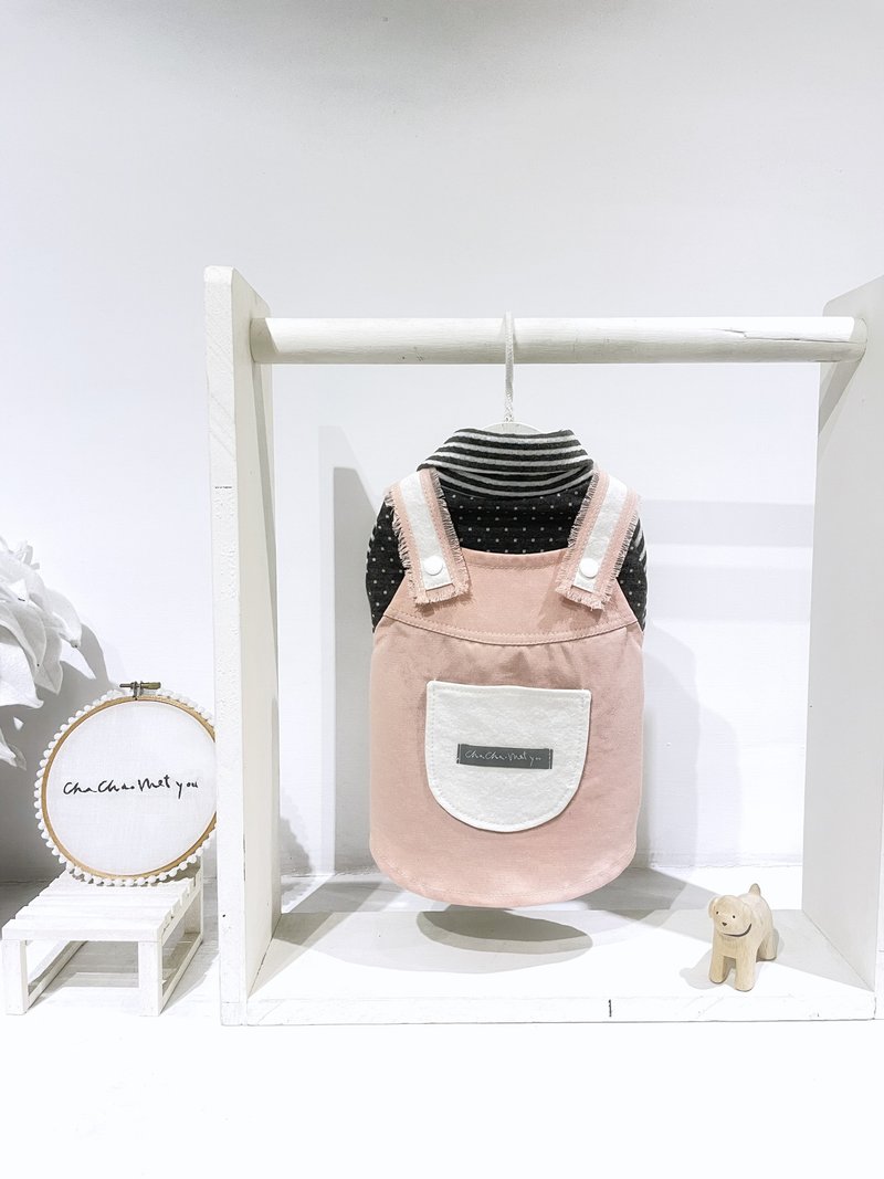 |  chacha.metyou /条纹点点反折小高领衣/ 狗狗喵喵毛小孩  | - 衣/帽 - 其他材质 灰色