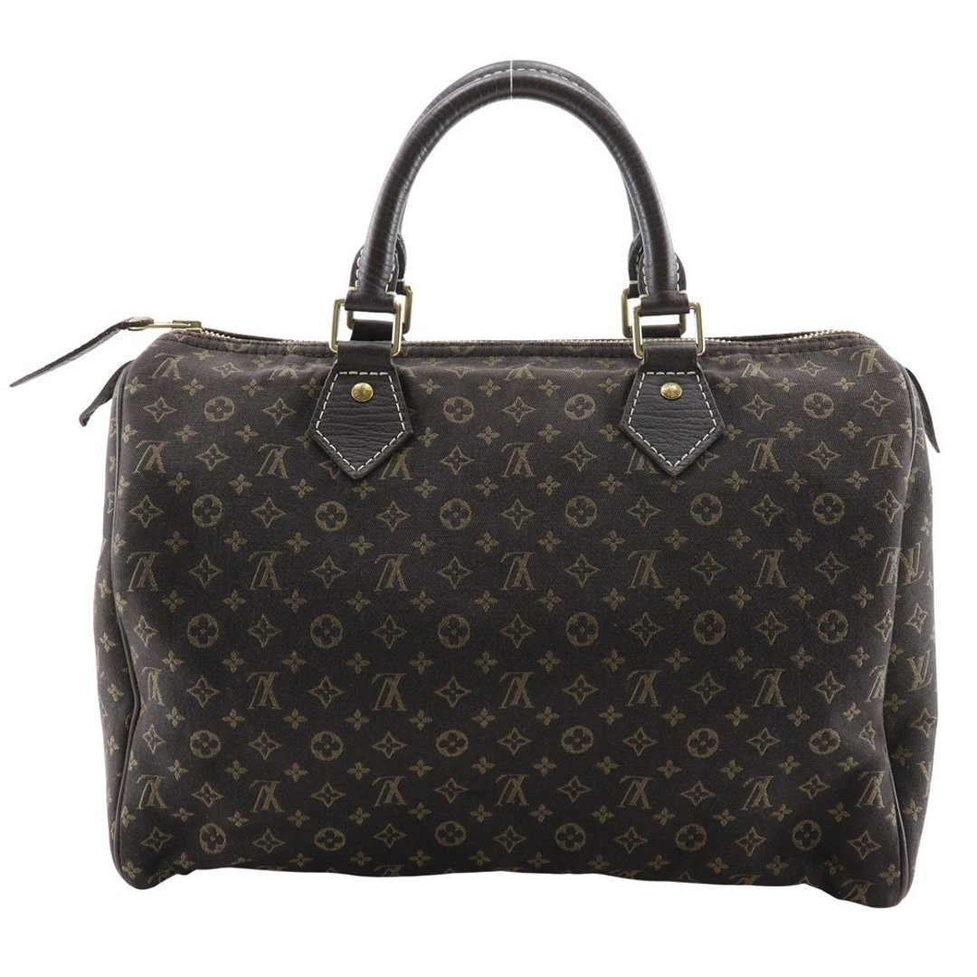 【日本直送】路易威登 LOUIS VUITTON Speedy 30 手提包 迷你波士顿包 M95224 Monogram Mini Lin Ebene 咖啡色 女性用【二手】 - 手提包/手提袋 - 宝石 咖啡色