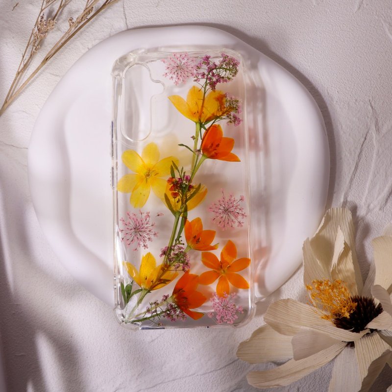 iPhone/三星/索尼/红米/小米/OPPO/Pixel 手工压花手机保护壳 - 手机壳/手机套 - 塑料 