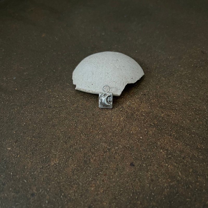 吉莫的月亮项链 - 项链 - 纯银 银色