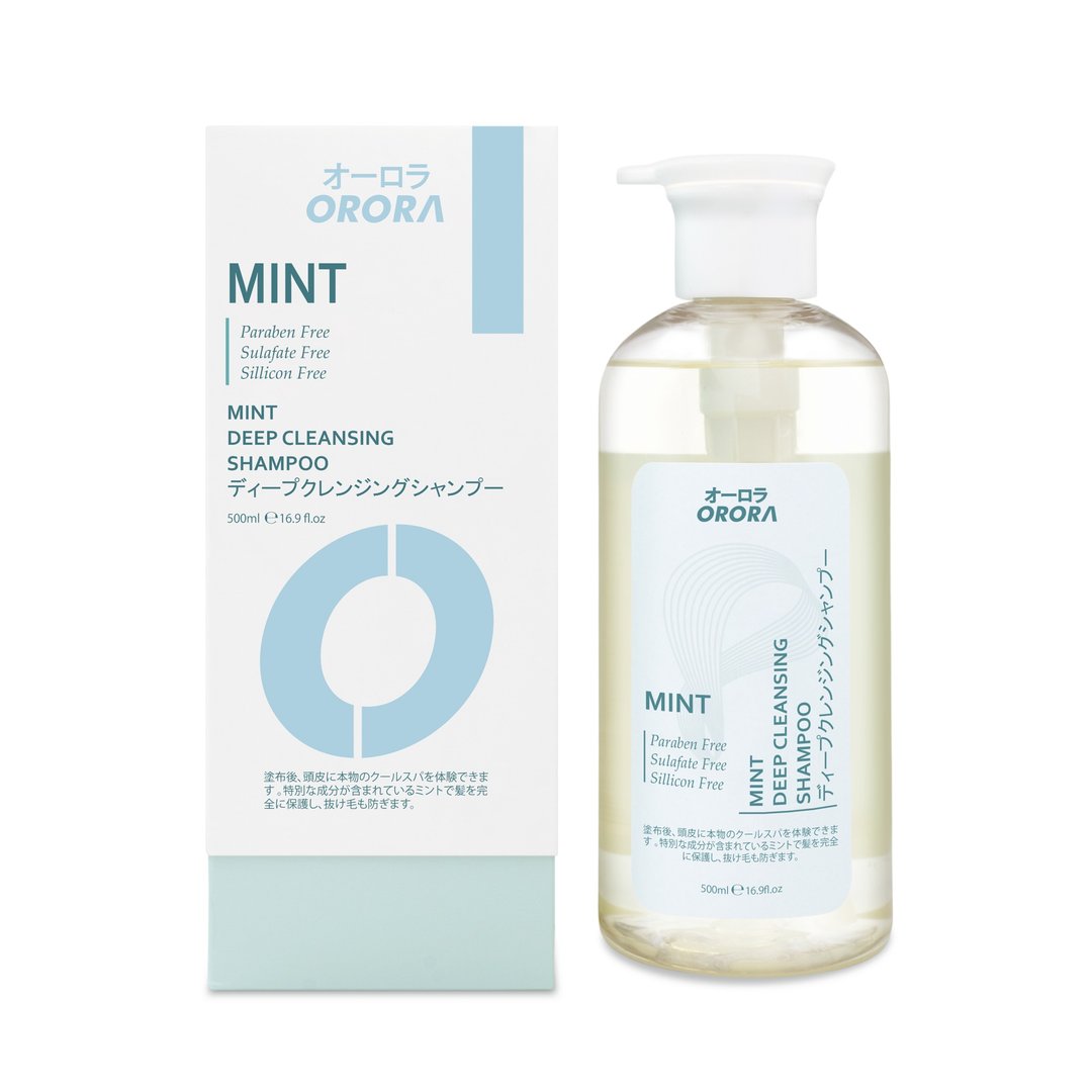 日本Orora天然香系列-薄荷深层清洁洗发乳500ml - 洗发用品 - 其他材质 