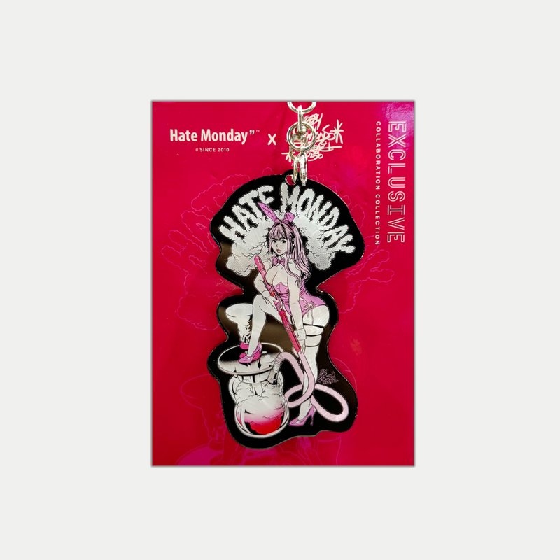 HATE MONDAY X Elphonso LAM -ACRYLIC KEYCHAIN匙扣(PBHMS25A83) - 其他 - 塑料 白色