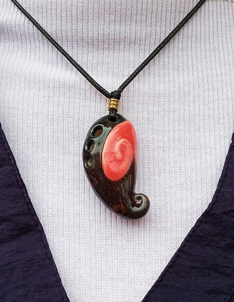 艺术作品精油项錬 (EO Necklace) - 项链 - 陶 