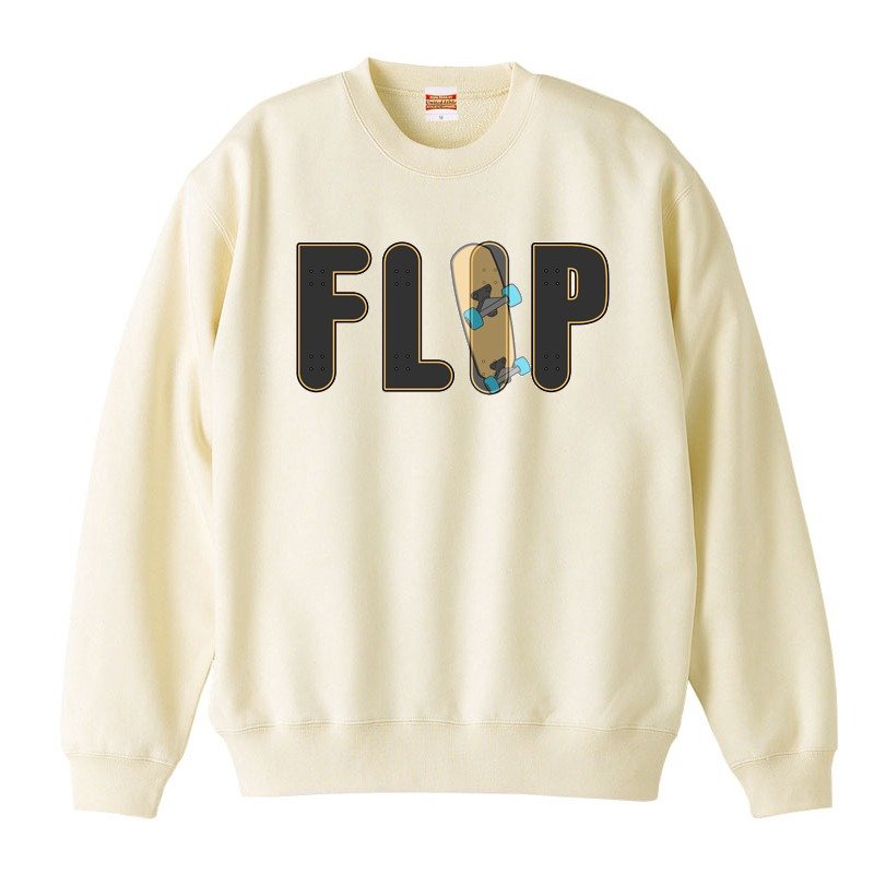 [Casual sweatshirt] FLIP - 男装上衣/T 恤 - 棉 白色