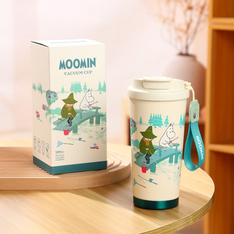 moomin 真空保温杯 580ml 蓝色 - 保温瓶/保温杯 - 不锈钢 