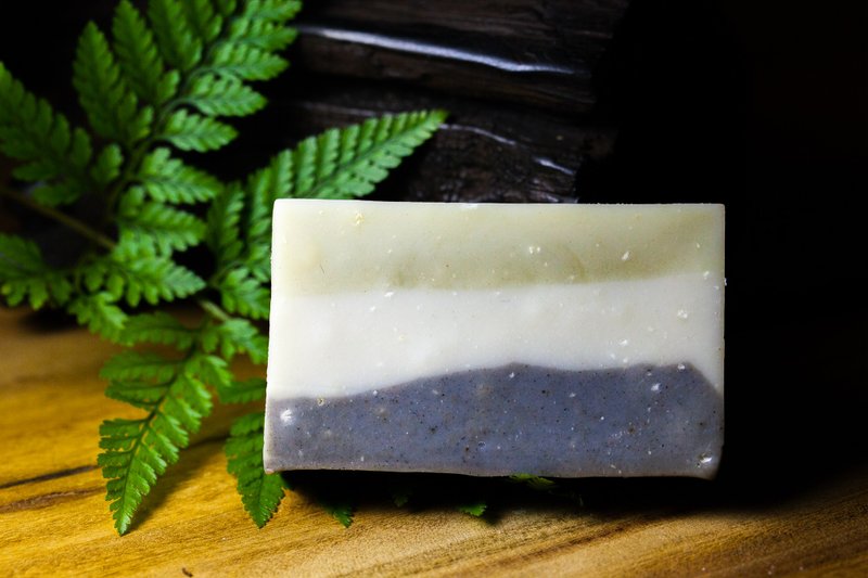 净茉盐米清净皂 手工皂 冷制皂  油性肌适用 - 沐浴用品 - 浓缩/萃取物 咖啡色