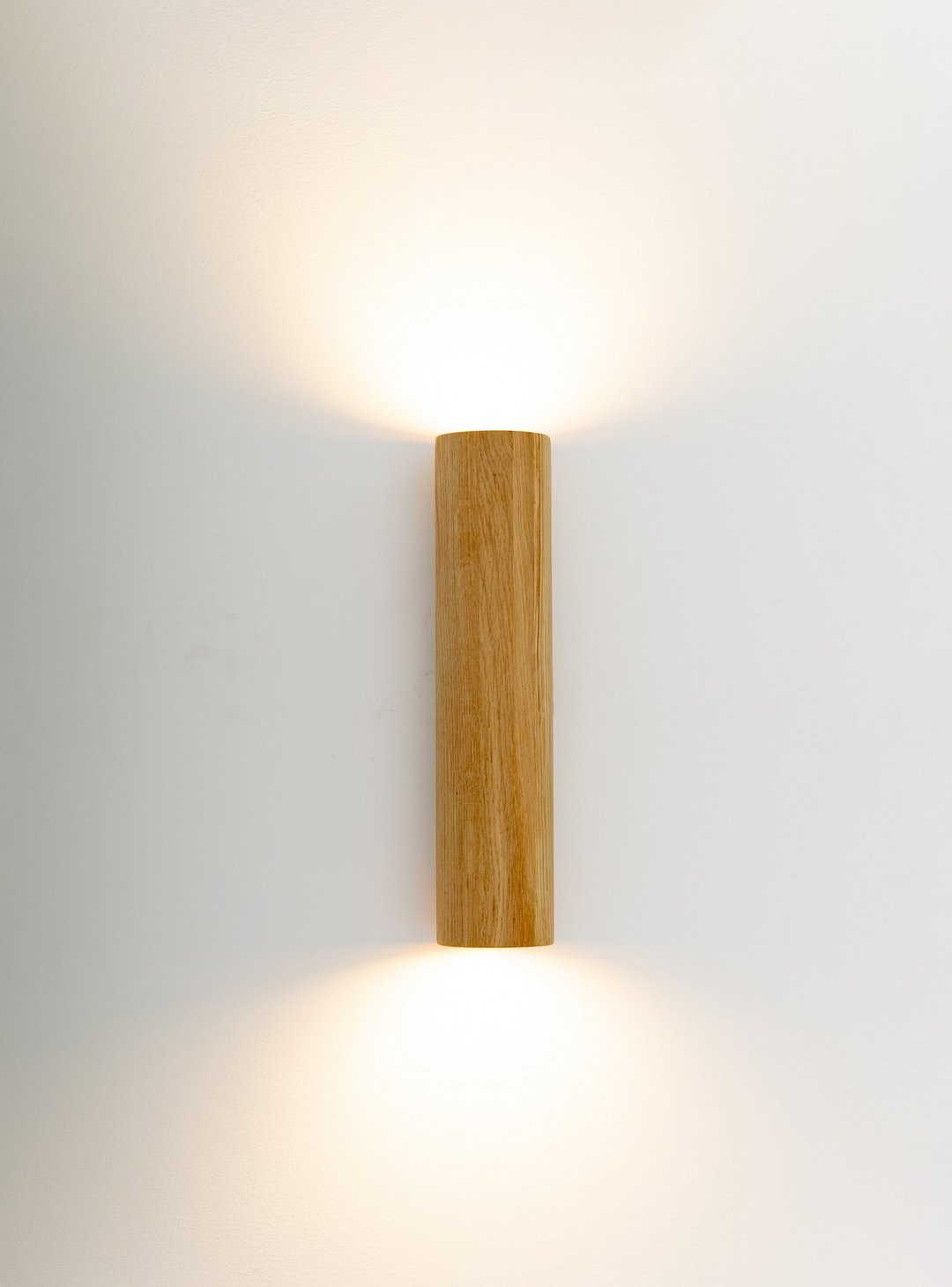 手工实木橡木壁灯，极简木质 LED 插电壁灯 - 灯具/灯饰 - 木头 