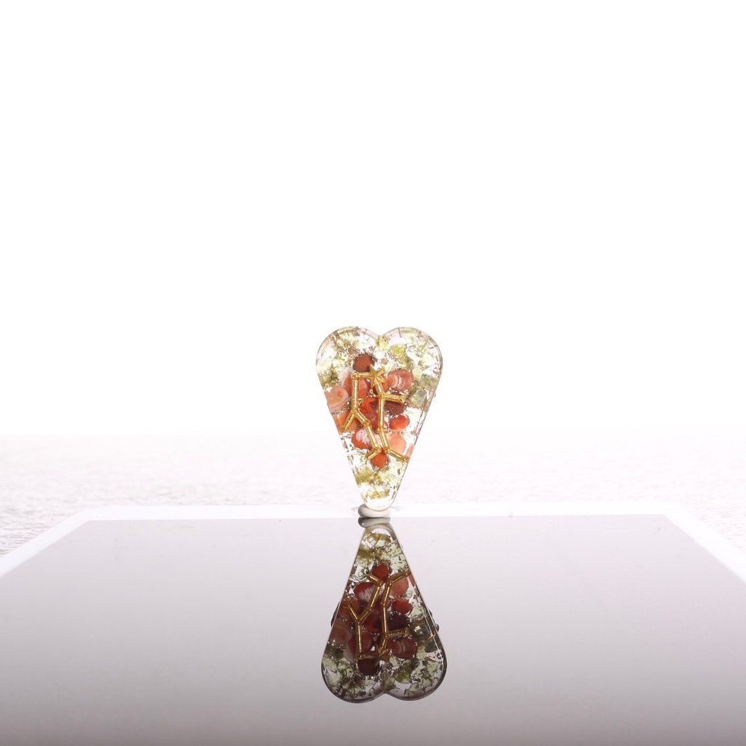 星座系列双子座-奥刚胸针/别针Orgonite水晶矿石生日礼物婚礼小物 - 胸针 - 半宝石 多色