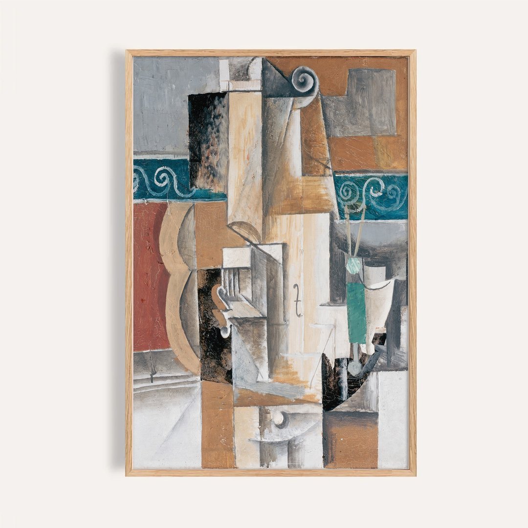 毕卡索风格 立体主义 挂画 装饰画 / 静物的构成 海报 - 海报/装饰画/版画 - 纸 