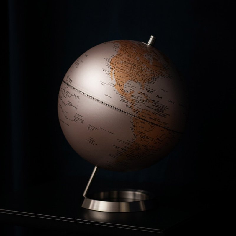 SkyGlobe 10寸银海金陆地地球仪 - 摆饰 - 塑料 金色