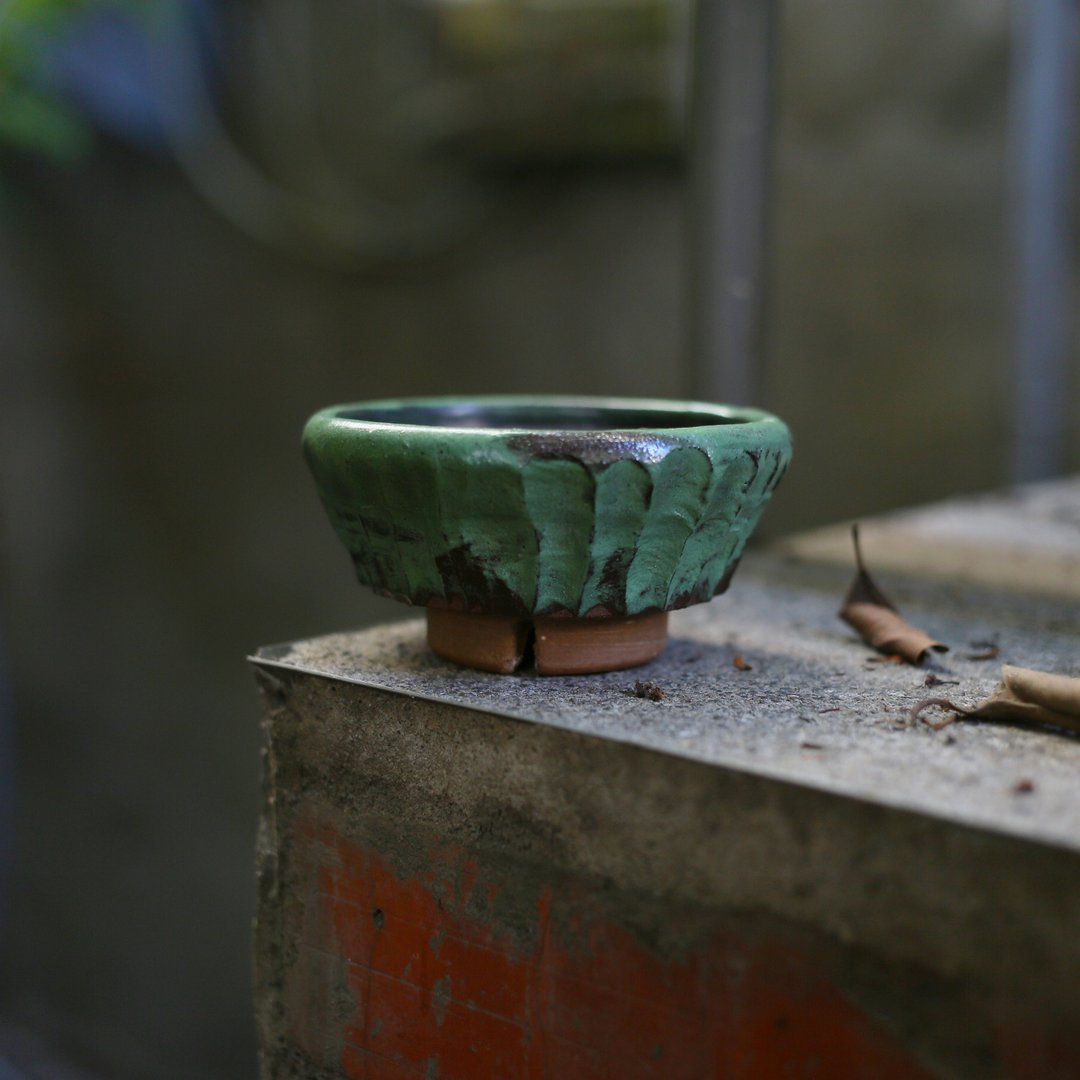 苔藓 陶杯 手工器皿 陶器 - 其他杯子 - 陶 绿色