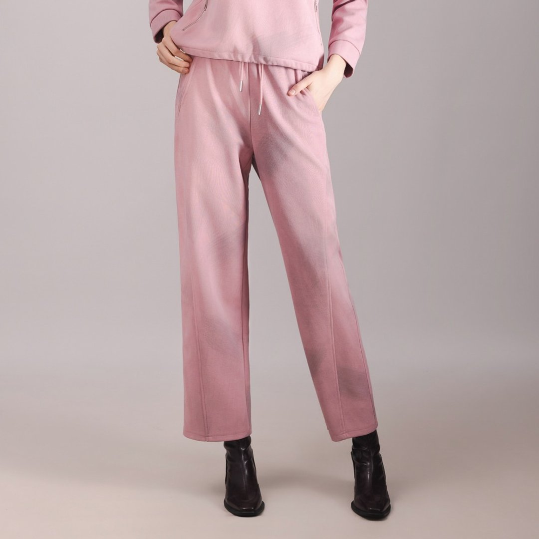 【MEDUSA】粉红晕染休闲运动裤(M-XL) | 女休闲裤 女长裤 - 女装长裤 - 棉 粉红色