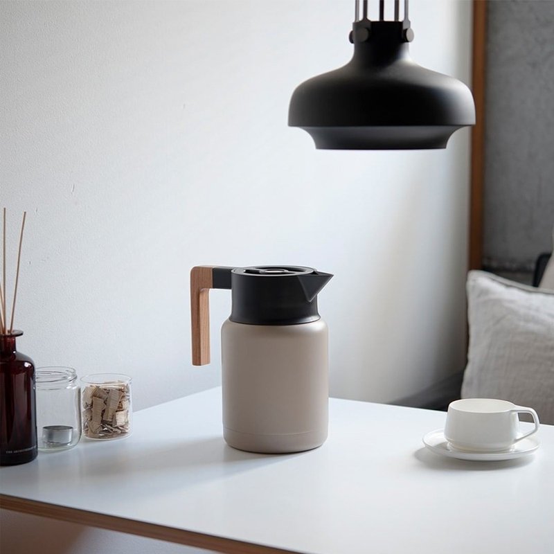 日本 Rivers JUG KEAT 真空保温壶1200ml / 共4色 - 保温瓶/保温杯 - 不锈钢 黑色