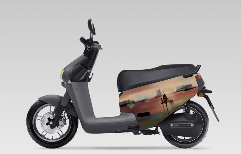 Gogoro 防刮车套 2代 3代 viva, mix  Ai1 Ai3 UR2  抽像画 系列 - 其他 - 聚酯纤维 